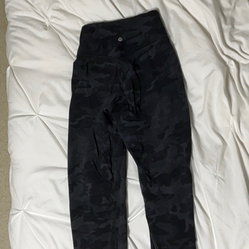 Black Camouflage Kids Bottoms